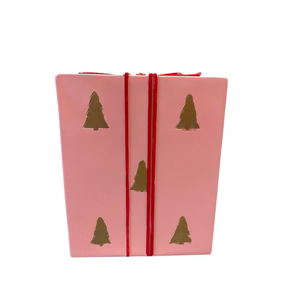 34th & Pine Pink Christmas Present Red Bow Outdoor Safe Holiday Decor New - Picture 9 of 15